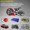 Double Barrel Bike Floor Foot Pump,Portable Air Pump Inflator Pump with 160PSI Precision Pressure Gauge Fits Presta Schrader and Deutschland Valve for Bicycle,Ball,Scooter,Car,Toys Inflatable