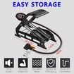 Double Barrel Bike Floor Foot Pump,Portable Air Pump Inflator Pump with 160PSI Precision Pressure Gauge Fits Presta Schrader and Deutschland Valve for Bicycle,Ball,Scooter,Car,Toys Inflatable