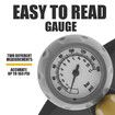 Bicycle Ergonomic Bike Floor Pump with Gauge & Smart Valve Head, 160 psi, Automatically Reversible Presta and Schrader
