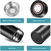 Water Bottle, Tea Infuser Bottle Thermoses Water Bottle, Travel Mug with Smart LCD Touch Screen, Keep Hot Or Cold, Car Portable Travel Tea Coffee Vacuum Thermoses Cup