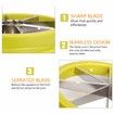 4-in-1 Apple Pear Mango Tomato Guava Orange Pitaya Fruit Vegetable Slicer Cutter with Common Basic Kitchen Gadgets