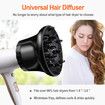 Hair Dryer Diffuser Attachment for Curly and Natural Wavy Hair (Black)