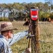 Solar Powered Sound Alarm Strobe Light for Home, Farm,Shop,Garden,Villa