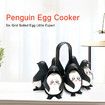 Egguins 3-in-1 Cook, Store and Serve Egg Holder, Penguin-Shaped Boiled Egg Cooker for Making Soft or Hard Boiled Eggs