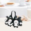 Egguins 3-in-1 Cook, Store and Serve Egg Holder, Penguin-Shaped Boiled Egg Cooker for Making Soft or Hard Boiled Eggs