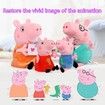 30cm Peppa and George Pig Party Girl Anime Dolls Birthday Toys for Children 2Pcs