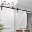 Levede Sliding Barn Door Hardware Track Set 3M Antique Classic Roller Kit