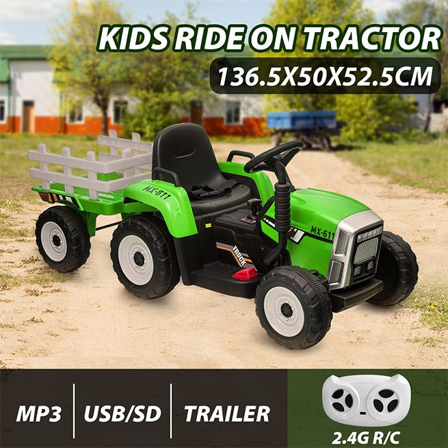 electric ride on tractor toy