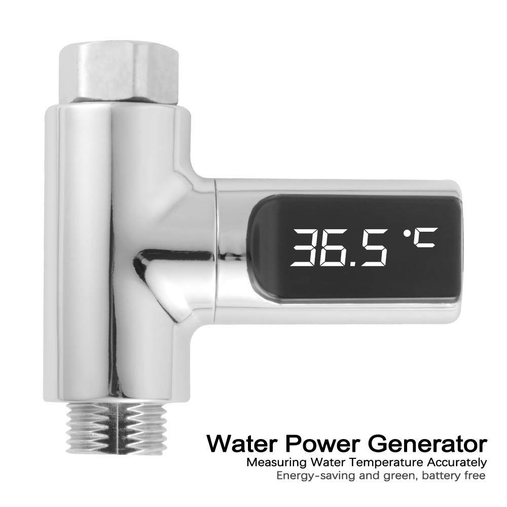 LED Digital Shower Celsius Temperature Display Water Thermometer