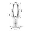 Bladeless Tower Fan Oscillating Heating 2 In 1 Cool Hot with Led Screen and Remote Control