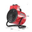 2000W 2 in 1 Portable Electric Heater Industrial Fan Heater freestanding Carpet Dryer with SAA Red