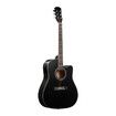 Melodic Acoustic Electric Guitar Wooden Folk 4 Band EQ Black 41 Inch