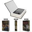 Size M Hidden Book Safe for Jewelry, Money and Cash, Hollow with Hidden Compartment PASSWORD Combination LOCK