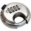 4-digit Combination Stainless Steel Discus Lock Outdoor for Warehouse, Sheds, Storage Locker, Units