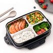 Stainless Steel 304 Lunch Box With Spoon Leak-proof Lunch Bento Boxes Dinnerware Set Adult Children Food Contain