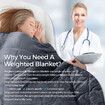 Luxdream Adult Weighted Blanket 9kg 198x122cm Stress Anxiety Relief Deep Sleep Heavy Gravity Blanket