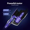 2-In-1 Cordless Vacuum Cleaner Stick Handheld Vac Rechargeable Led Lights 2 Speed-Purple