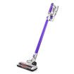 2-In-1 Cordless Vacuum Cleaner Stick Handheld Vac Rechargeable Led Lights 2 Speed-Purple