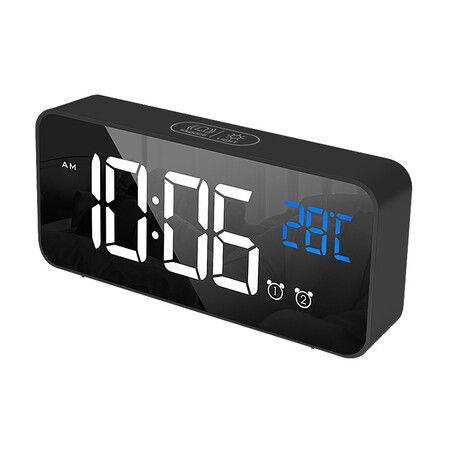 Alarm Clocks Alarm Clocks, Large LED Digital Alarm Clock with Temperature, Snooze, USB  Charging and Dual Alarms Multi Ringtones for Bedroom, Seniors Elderly -  Crazy Sales