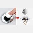 Portable Mini Universal Wash Basin Bounce Drain Filter Kitchen Bathroom Sink Drain Plug Deodorant Plug Faucet Accessorie