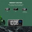 Smart electronic alarm clock creative LED portable electronic watch snooze multiple sets of alarm clock can be charged