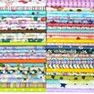 56pcs 25cm x 25cm Top Cotton Craft Fabric Bundle Squares Patchwork DIY Sewing Scrapbooking Quilting Dot Pattern