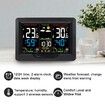 Color Screen Weather Clock 3383C Indoor Comfort Detection Wireless Sensor Alarm Clock Weather Forecast Weather Station