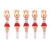 5pcs Cheerleaders Shaped Golf Ball Tees Holder