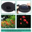 Outdoor Solar Garden Stake Lights, 5 Roses Solar Flowers Lights Outdoor Garden Waterproof 1 Pack, Unique Solar Decorative Lights for Yard Patio Pathway Courtyard Garden Lawn, Red