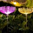 Solar Garden Lights | 7 Color Changing Solar Lights Outdoor Decorative | for Yard Patio Pathway Decorations(2 pcs)