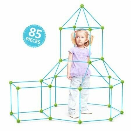 85pcs Building Toys Indoor Outdoor Play Tent for Kids