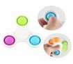 2 Pack Fidget Spinners Fidget Pack with Pop it Hand Spinners Toys (Multicolored)