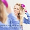 Detangling Brush - Wet Detangling Hair Brush,Professional No Pain Detangler for Women,Men,Kids,Purple
