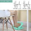 Under Desk Footrest Calve Stretcher 5 Positions Adjustable Slant Board Portable Incline Boards Exercise Wedge for Office Foot Rest Stool Leg Stretch &Workout Equipment