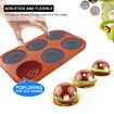 Medium Semi Sphere Silicone Mold, Half Sphere Silicone Baking Molds for Making Chocolate, Cake, Jelly, Dome Mousse(2 Packs)