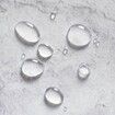 Grey and White Shower Curtain, Waterproof Bathroom Accessories Set with Hooks (180x180cm)