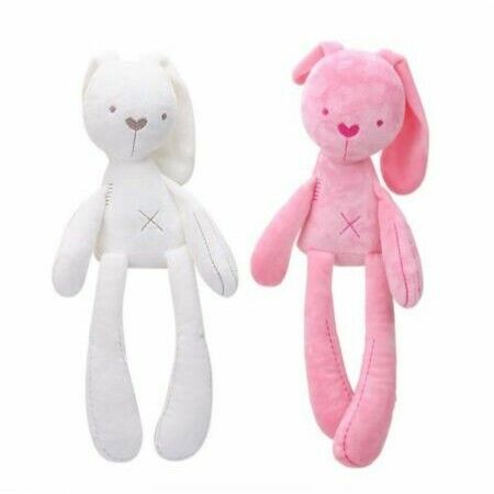 2PACKS Bunny Soft Toy White and Pink 50-54cm