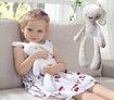 2PACKS Bunny Soft Toy White and Pink 50-54cm