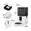 6L Automatic Pet Feeder Auto Dog Cat Feeder with 1080HD Camera App Control and Night Vision