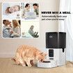 6L Automatic Pet Feeder Auto Dog Cat Feeder with 1080HD Camera App Control and Night Vision