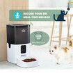 6L Automatic Pet Feeder Auto Dog Cat Feeder with 1080HD Camera App Control and Night Vision