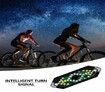 LED Bicycle Tail Light Set USB Rechargeable Wireless Remote Control Turn Signals Waterproof Bicycle Light with Horn