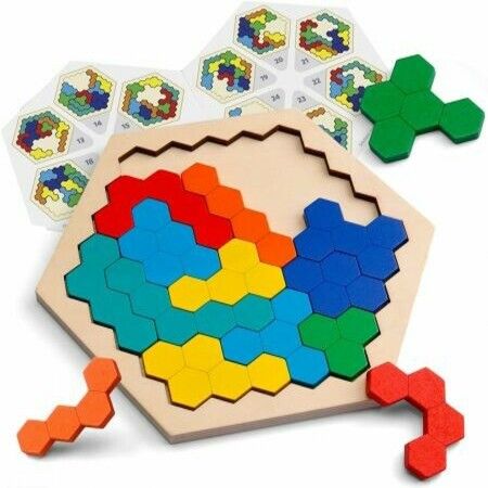 Hexagon Puzzle for Kid Adults