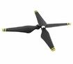 DJI Phantom 3 E305 9450 Carbon Fiber Reinforced Self-tightening Propellers Props (Composite Hub, Black with Yellow Stripes) For Phantom 3 Professional, Advanced, Phantom 2 series, Flame Wheel series platforms and the E310/E305/E300 tuned propulsion system