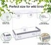 Window Bird Feeders,Bird Feeders for Outside (Square)