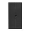 180cm Steel Filing Cabinet Office Home Stationary Lockable Storage Cupboard 2 Door 4 Shelves