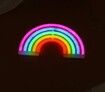 Rainbow Light Cute Rainbow Neon Sign Night Light LED Rainbow Shaped Neon Sign Light Wall Decor Art Neon Sign Home Decoration