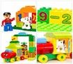 50PCS Learning and Counting Train Set Building Kit COMPATIBLE WITH LEGO My First Number Train 10847