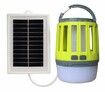 Solar Light Mosquito Killer Lamp Electric Repellent Portable Lantern for Camping outdoor Col. Lt.Green