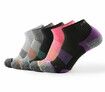 5Packs Women's Athletic Ankle Socks with Heel Tab  COLOURS MIX Size 6-8